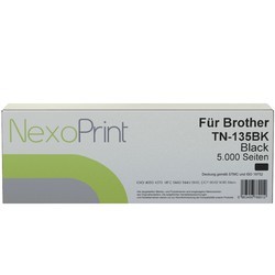 NexoPrint Tonerkartusche Schwarz f&#252;r Brother TN-135BK 