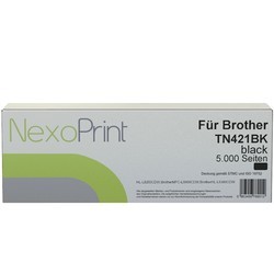 NexoPrint Toner Schwarz f&#252;r Brother TN421BK 