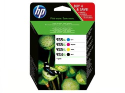 HP HP 934XL/935XL Tinten Value Pack (bk,c,m,y) <span class="itemid">X4E14AE</span>